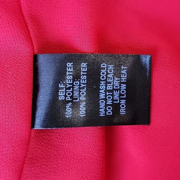 LULU'S Shift and Shout Red Shift Dress/ S. - Picture 6 of 11